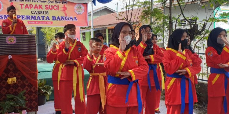 SMP Permata Bangsa Dirikan Tapak Suci Cabang Khusus