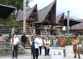 Jokowi nilai kawasan Huta Siallagan di Samosir sangat berkelas