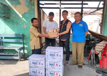 Dua Rumah Terbakar, LazisMu Medan Respon dengan Membantu