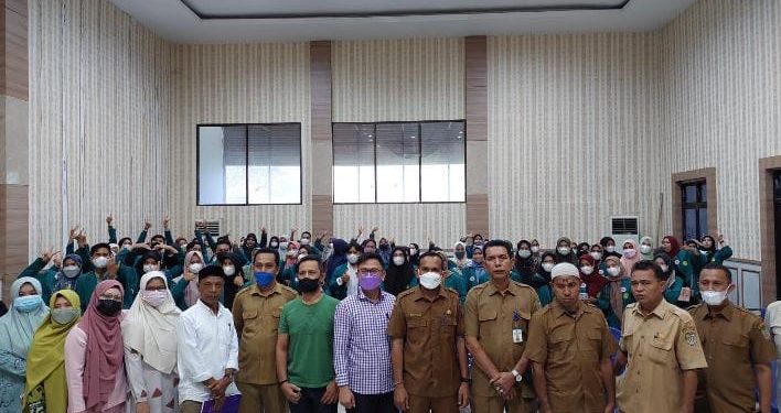 133 Mahasiswa FKM Unmuha PBL Terintegrasi di Kecamatan Ulee Kareng
