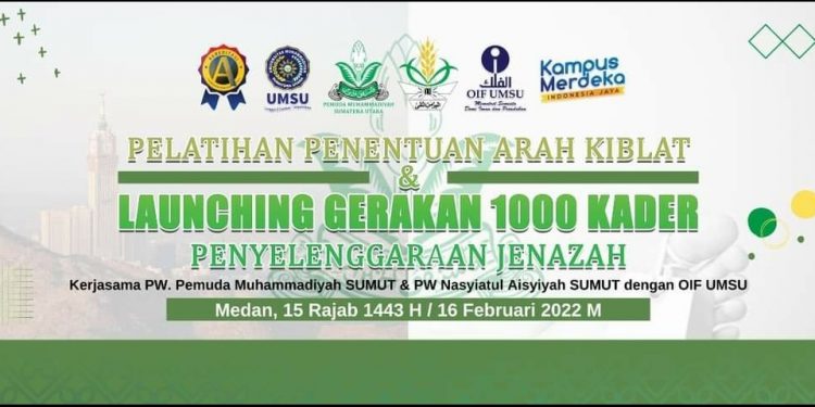 Hari ini, OIF UMSU dan PWPM Sumut Gelar Pelatihan Pengukuran Arah Kiblat