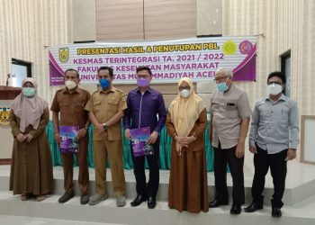 Fakultas Kesehatan Masyarakat (FKM) Unmuha Tutup Program PBL di Tiga Gampong