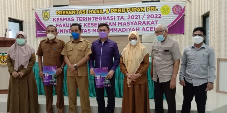 Fakultas Kesehatan Masyarakat (FKM) Unmuha Tutup Program PBL di Tiga Gampong