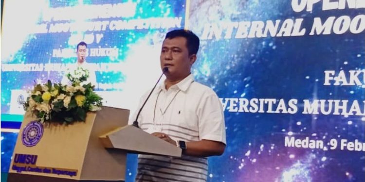 Tingkatkan Kompetensi Debat, Fakultas Hukum UMSU Gelar IMCC