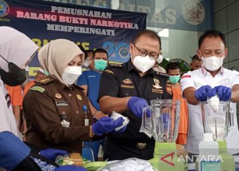 BNN Aceh musnahkan 14,1 kilogram sabu-sabu