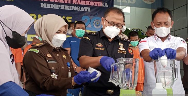 BNN Aceh musnahkan 14,1 kilogram sabu-sabu