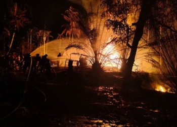 Aceh Timur Berduka, Lagi Musibah Sumur Minyak Terbakar