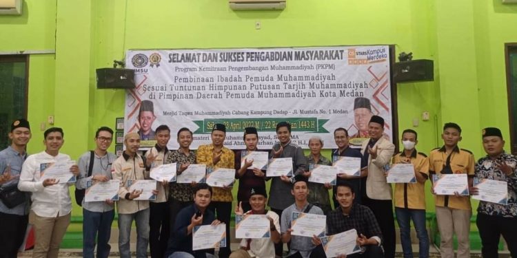 Pogram Kemitraan UMSU – Pemuda Muhammadiyah Medan, Perkuat Ibadah Kader
