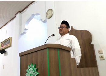 Keluarga Besar Muhammadiyah Banda Aceh Sholat Tarawih di Mesjid Jaafar Hanafiah UNMUHA