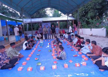 Lazismu Sergai Laksanakan Bukber di Masjid Taqwa Sinayan