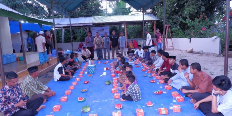 Lazismu Sergai Laksanakan Bukber di Masjid Taqwa Sinayan