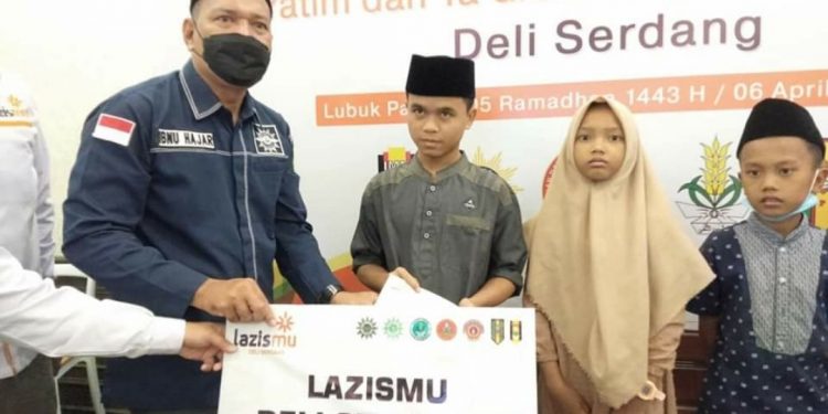 Ta’aruf LazisMU Deli Serdang dan Berbuka Puasa Bersama Yatim Piatu