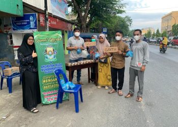 Peduli Akan Sesama, AMM Bandar Selamat Berbagi Iftar Gratis