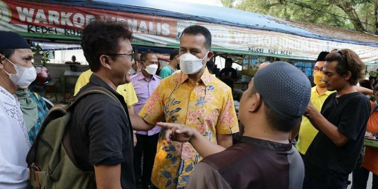 Jelang Mudik Lebaran, Wagubsu Bersilaturrahim dengan Jurnalis