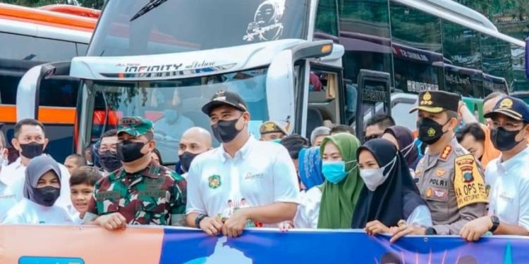3.491 Warga Kota Medan Dilepas Mudik ke Berbagai Daerah