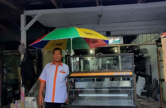 Bantu Pedagang Kecil, LazisMu Pematang Siantar Beri Gerobak Jualan