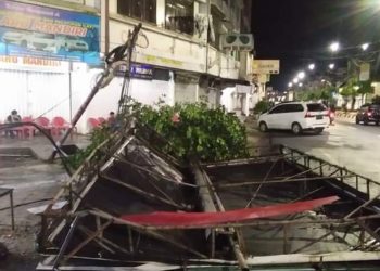 Puting Beliung di Rantauprapat Hantam 19 Rumah