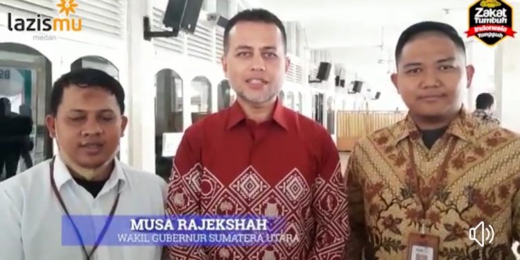Wakil Gubernur Sumut Musa Rajekshah Imbau Salurkan Zakat Melalui LazisMu