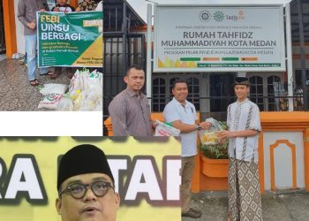 FEBI-UINSU Berbagi ke Rumah Tahfiz dan Panti Asuhan Muhammadiyah