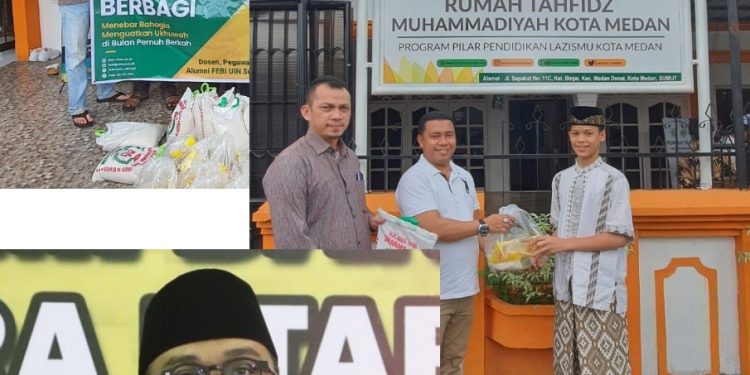 FEBI-UINSU Berbagi ke Rumah Tahfiz dan Panti Asuhan Muhammadiyah