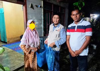 Lazismu Sigli Salurkan 105 Paket Sembako Program Berbahagia Ceria