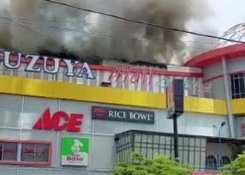 Api Suzuya  Mall Banda Aceh Padam, Sumber Api Dari Lantai III