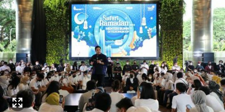 Safari Ramadan Menteri BUMN, Minta Telkom Jadi Tulang Punggung Ekonomi Digital