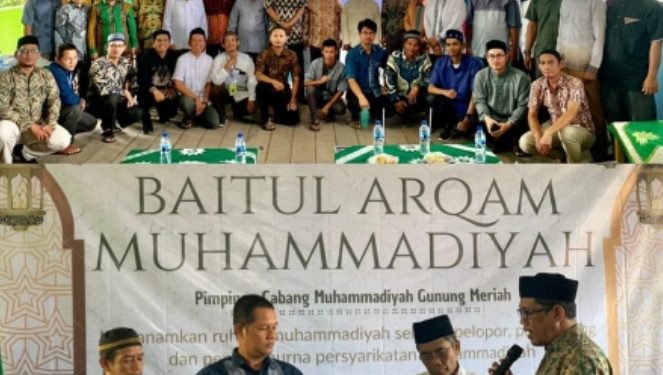 Ketua PWM Aceh, Buka Perkaderan Baitul Arqam Muhammadiyah Cabang Gunung Meriah
