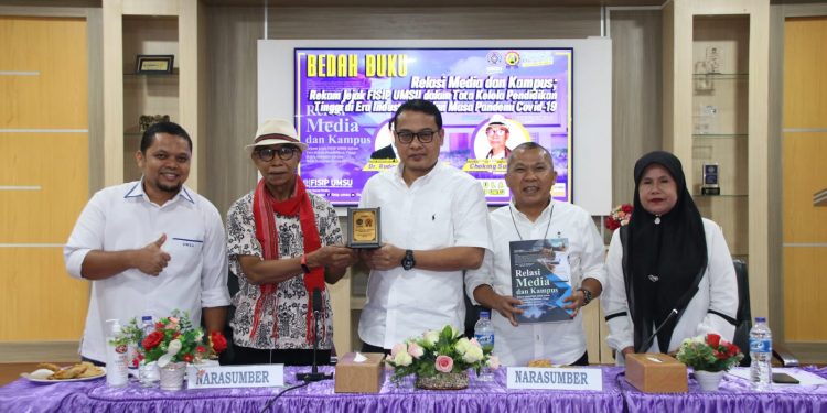 Dihadiri Jurnalis Medan, FISIP UMSU Luncurkan dan Bedah Buku “Relasi Media dan Kampus”