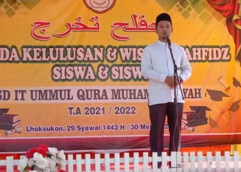 SD IT Ummul Qura Muhammadiyah Lhoksukon Aceh Wisuda 25 Siswa Tahfidz Quran
