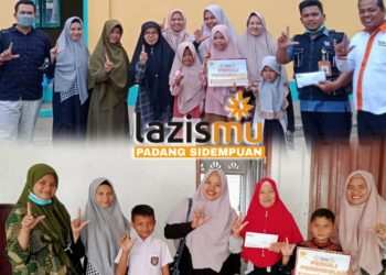 100 Pelajar Terima Bantuan SPP dari LazisMu Padangsidimpuan
