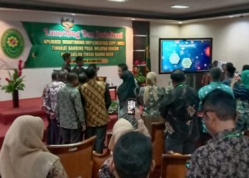 Pengadilan Tinggi Aceh Luncurkan Aplikasi MIS