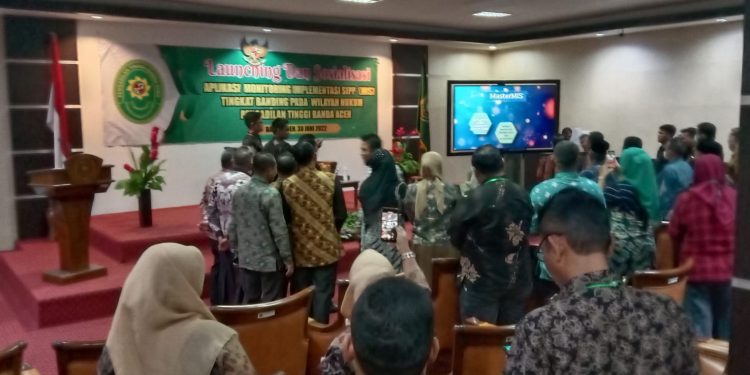 Pengadilan Tinggi Aceh Luncurkan Aplikasi MIS