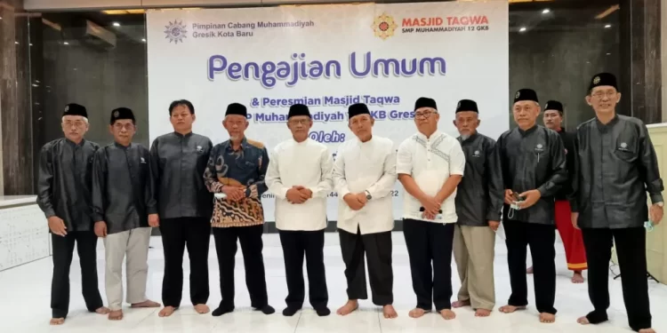 Masjid Megah dan Indah Milik SMP Muhammadiyah 12 Gresik Diresmikan