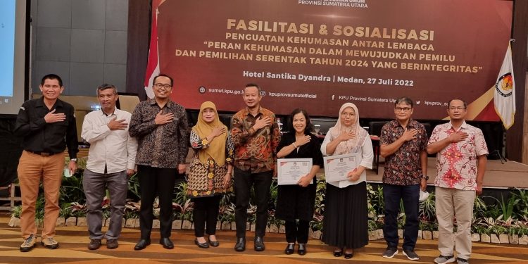 KPU Sumut Ajak Lembaga Humas Komunikasikan Pemilu yang Berkualitas