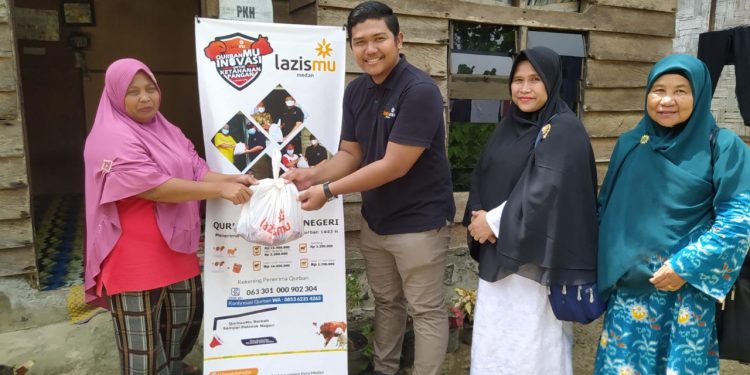 Lazismu Kota Medan  Tebar Kurban di Pelosok Negeri