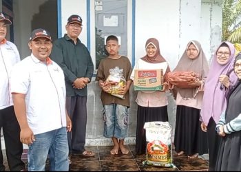 LazisMu Aceh Barat Santuni Warga Korban Kebakaran
