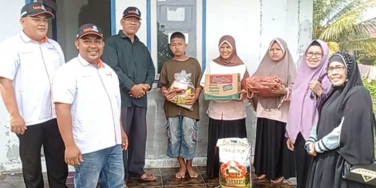 LazisMu Aceh Barat Santuni Warga Korban Kebakaran