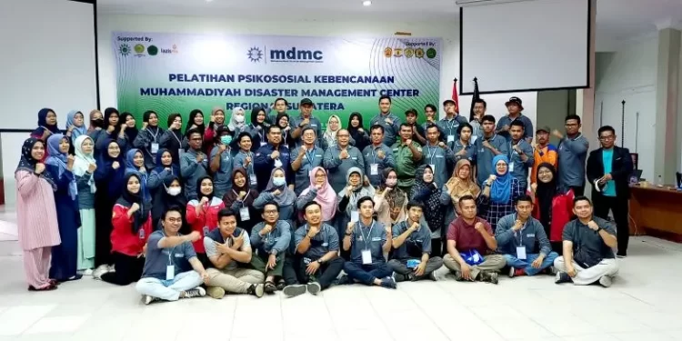 MDMC se-Sumatera Ikuti Pelatihan Psikososial Kebencanaan