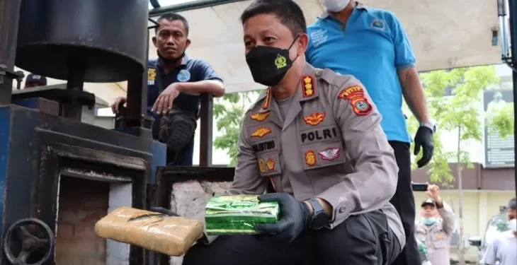Polrestabes Medan musnahkan narkoba senilai Rp30 miliar