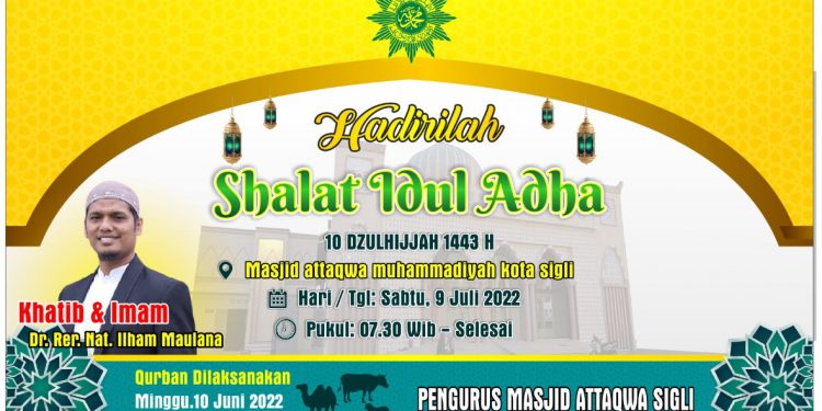 Shalat Idul Adha di Masjid Taqwa Muhammadiyah Sigli