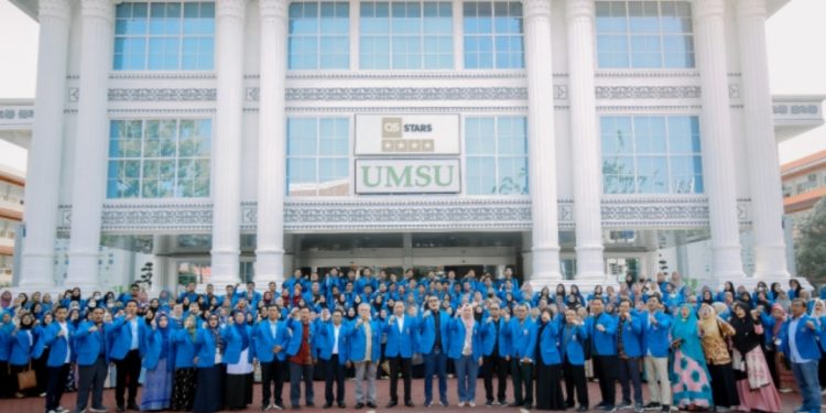 Rektor UMSU Lepas 3.747 Mahasiswa ikuti Program KKN Mandiri 2022