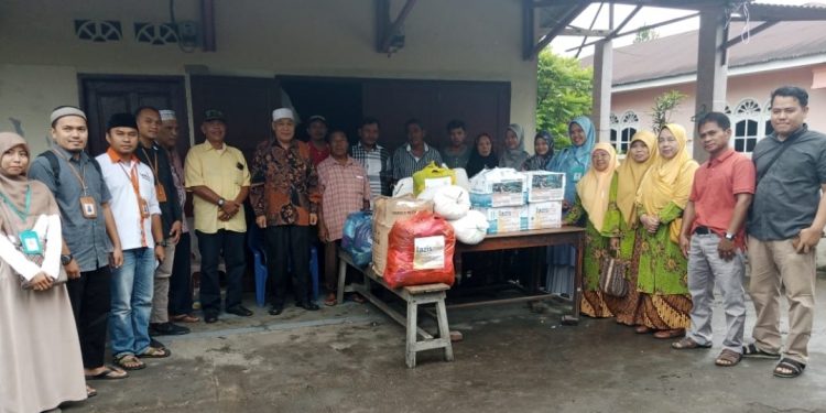 LazisMu Padang Sidempuan Kembali Bantu Korban Kebakaran