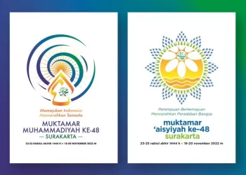 Logo Muktamar ke-48 Muhammadiyah dan Aisyiyah di Surakarta