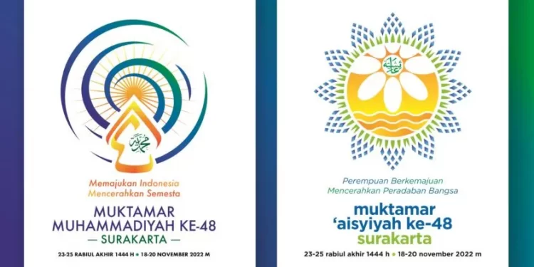 Logo Muktamar ke-48 Muhammadiyah dan Aisyiyah di Surakarta