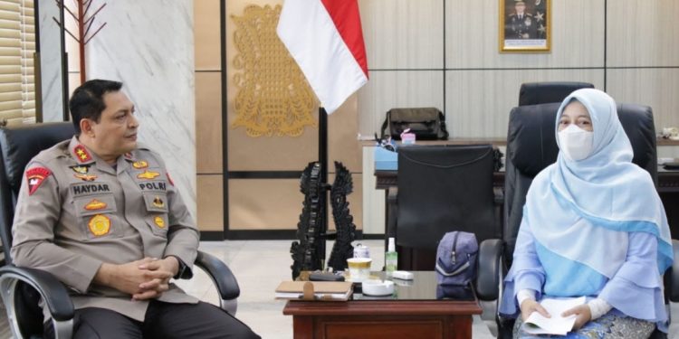 Jelang Penilaian Kepatuhan, Ombudsman Aceh jalin silaturahmi dengan Polda Aceh.