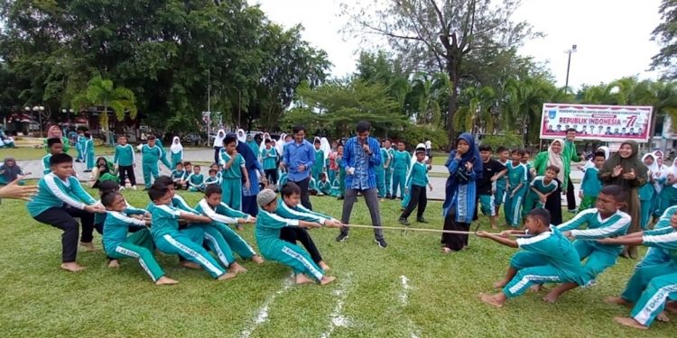 Semarak Hari Kemerdekaan RI Ke – 77 di SD Muhammadiyah 2 Langsa