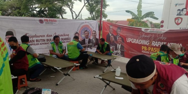 BKB Provsu dan PRM Tangkahan Gelar Bakti Sosial di Kel. Tangkahan