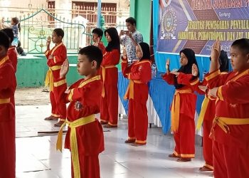 Anggota DPRD Sumut Gelar Reses, Tapak Suci Unjuk Kebolehan