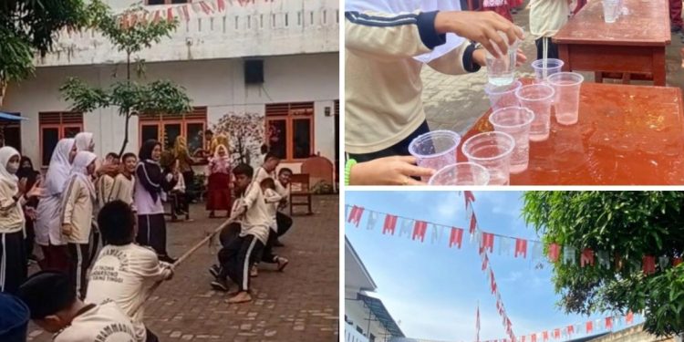 Merihakan Kemerdekaan ke 77 RI, SDM At-Taqwa Tebing Tinggi Gelar Berbagai Lomba